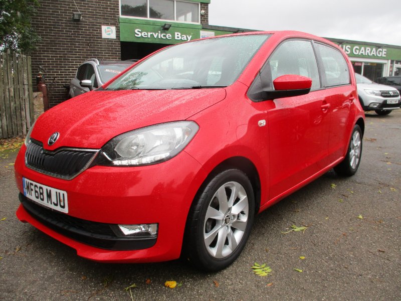 Red Skoda Citigo 1.0 MPI GreenTech SE L Hatchback 5dr Petrol Manual Euro 6 s/s 60 ps
